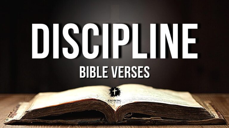 Bible Verses About Discipline